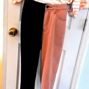 DUAL-COLORS! MISSGUIDED RIOT ColorBlock High-Waist Jeans, Size 8